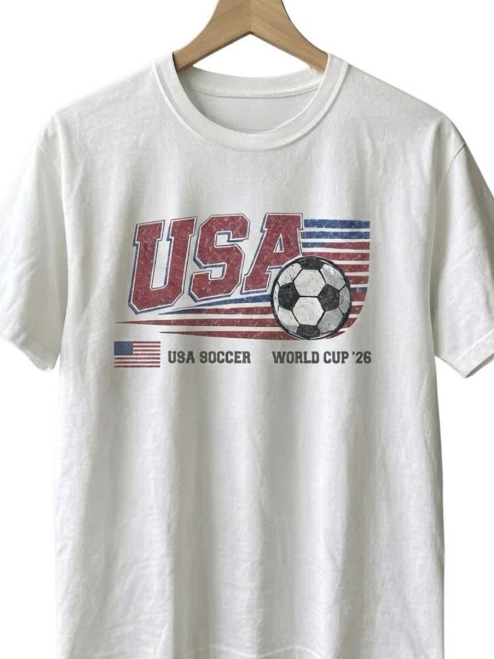 USA Soccer World Vintage Gildan Graphic Shirt